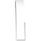 Ekena Millwork 6-in. W x 22-in. D x 28-in. H Thorton Architectural Grade PVC Knee Brace BRCP06X22X28THR - alternate 3